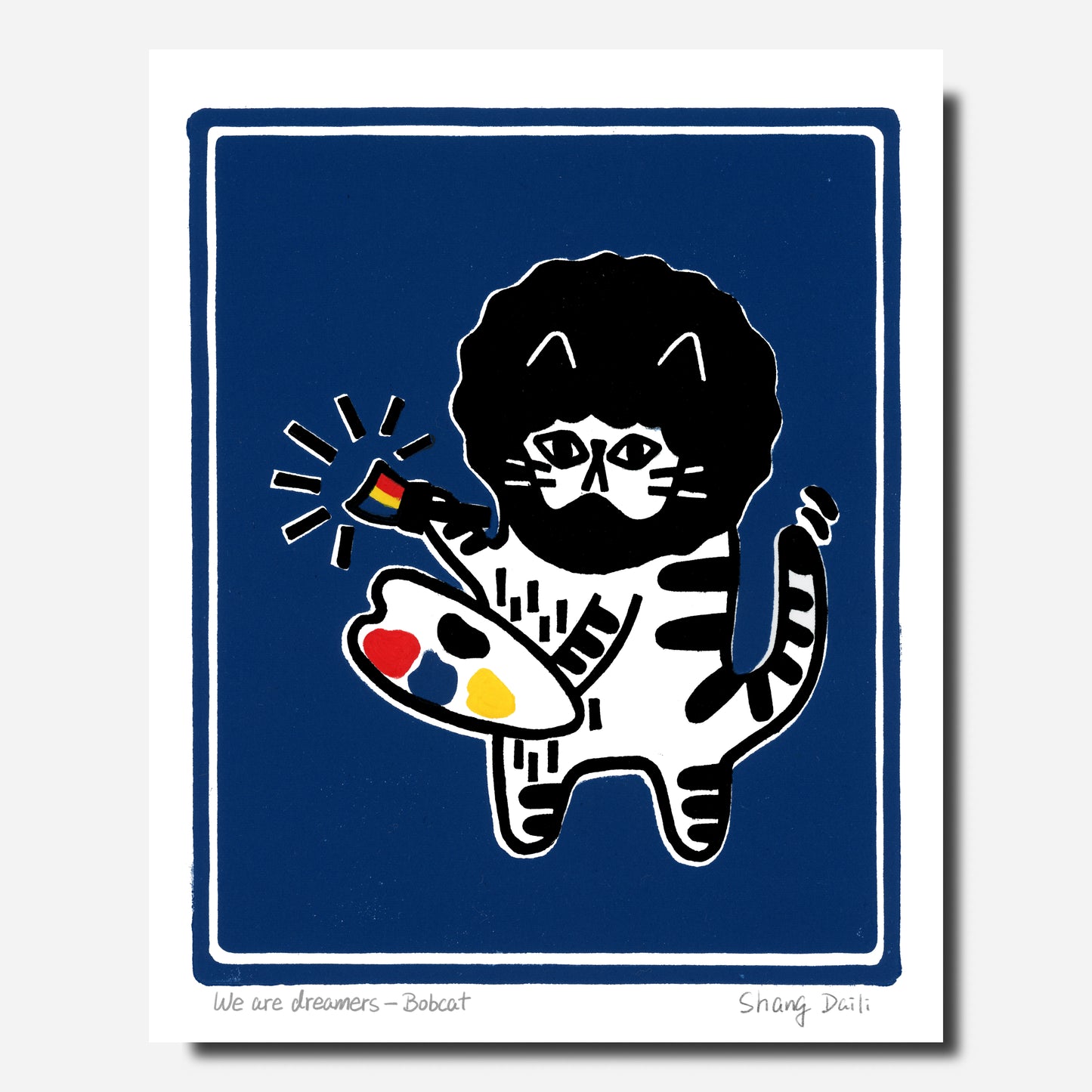 Bob Ross Cat/ Bobcat