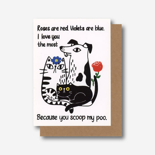 Roses are Red Greeting Card