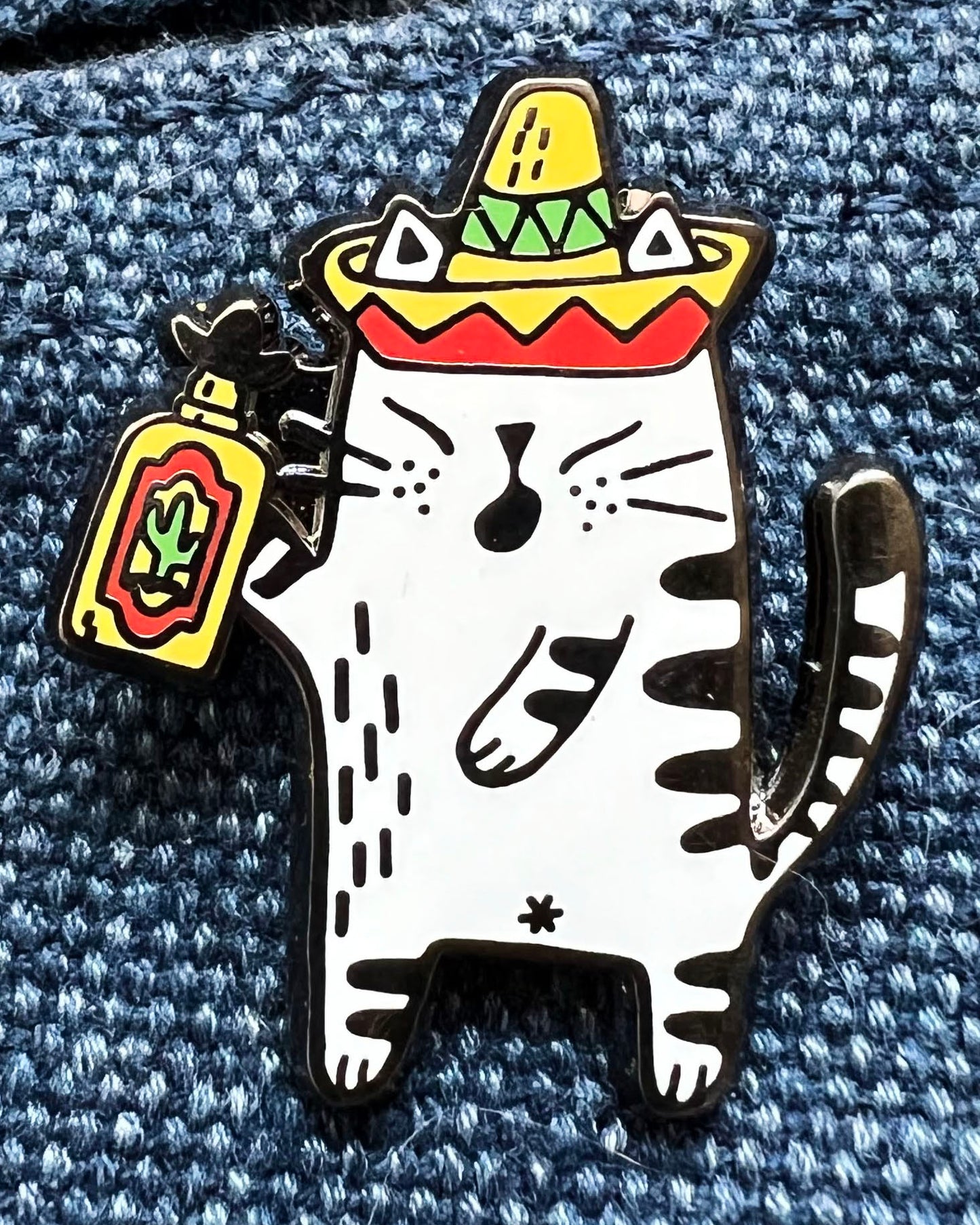 Cat Enamel Pin - When Life Gives You Lemons