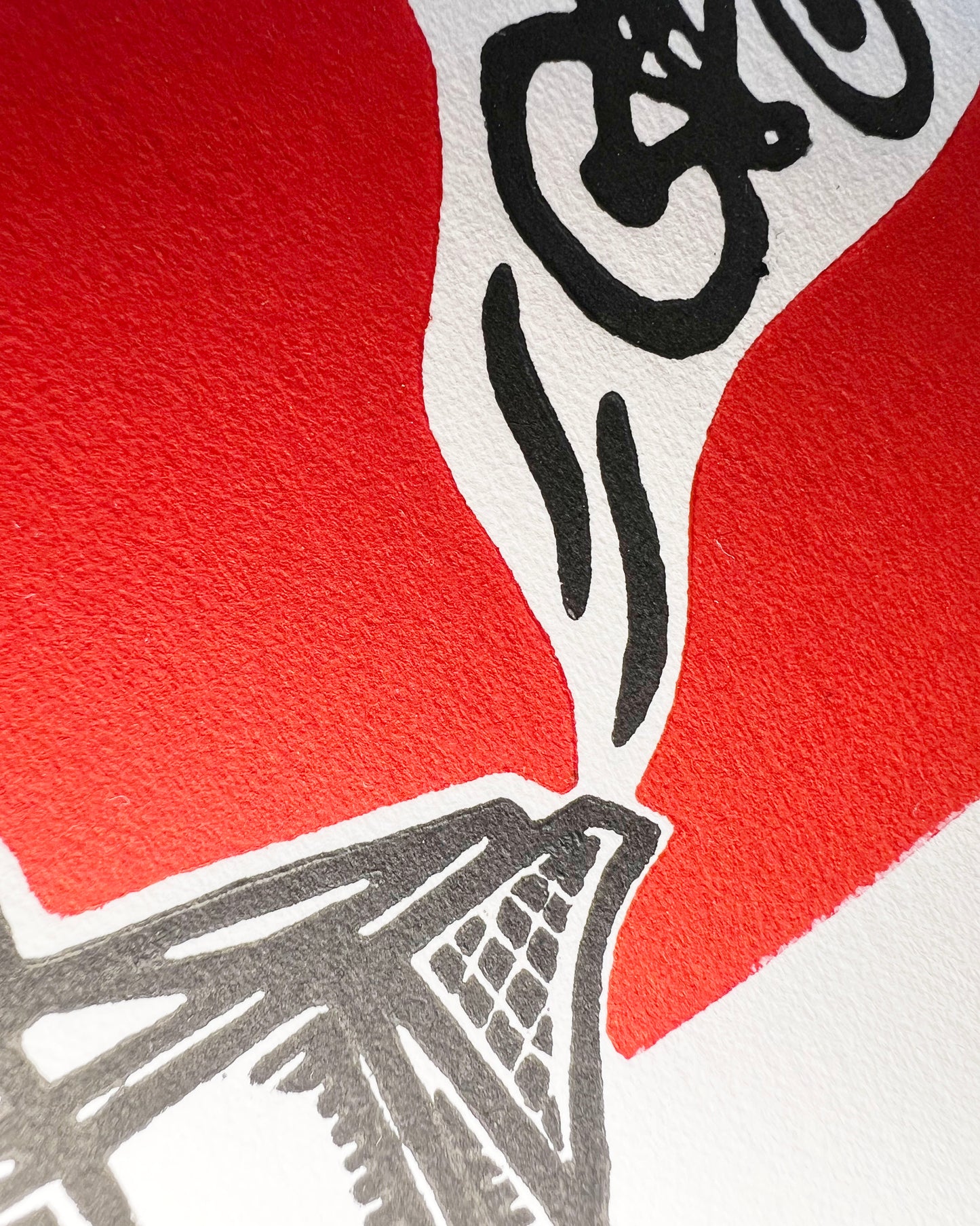 linoleum print