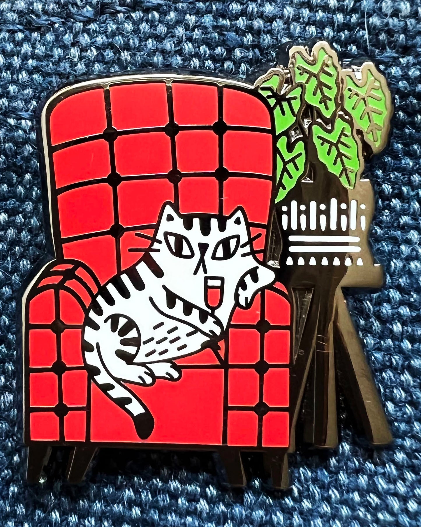 Cat Enamel Pin - Thursday