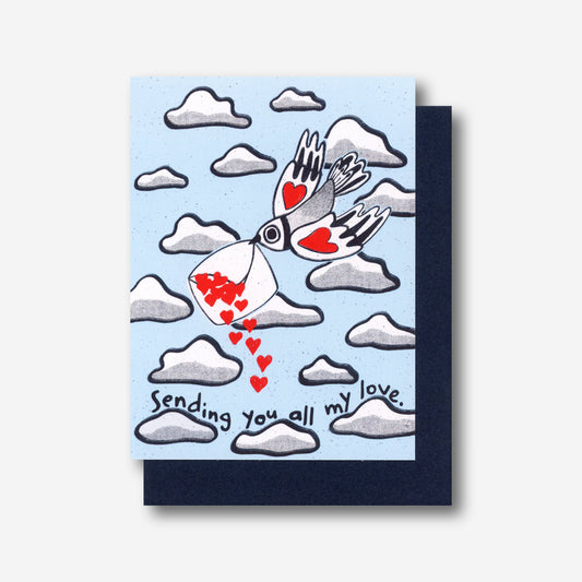 Sending All my Love Greeting Card