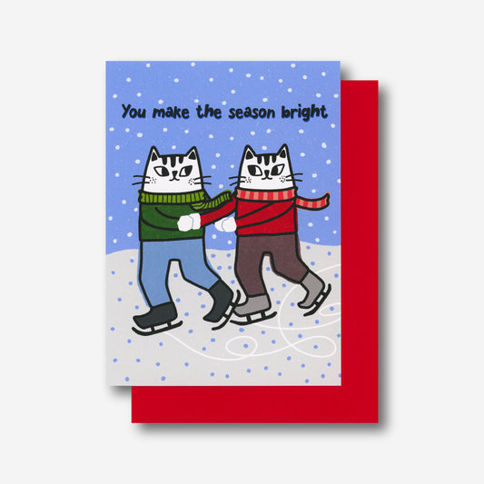 Cats Christmas Card - You Make the Season Bright