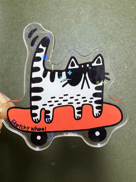 Cat Keychain - Too Fab