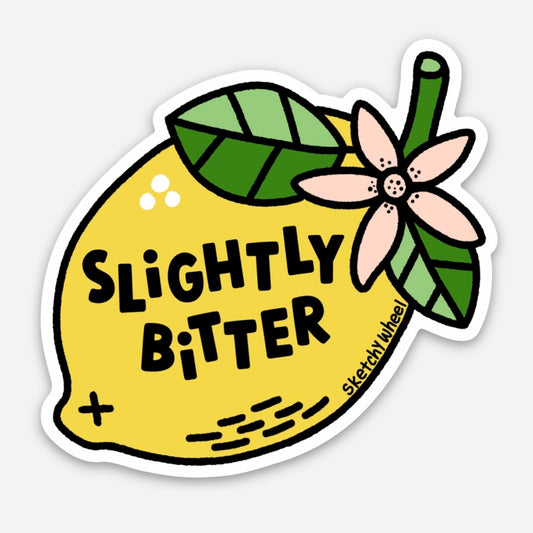 Slightly Bitter Cute Lemon Sticker
