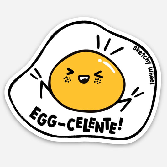 Egg Sticker - Egg-Celente!