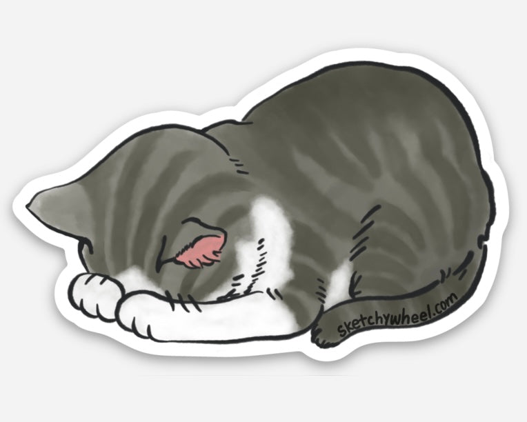 Cat Sticker This is Too Much